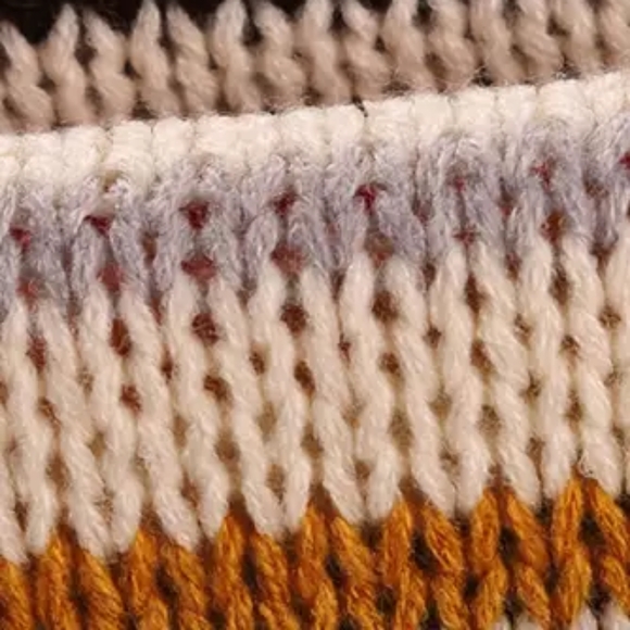 Rainbow Striped Long sleeve Knit Sweater - Picture 7 of 11